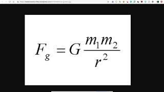 Law of Gravity: Using Python