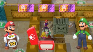 Super Mario Party - Mario and Luigi vs Peach and Daisy - Tantalizing Tower Toys