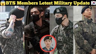 😱BTS Members Letest Military Update 🇰🇷 | bts news today| bts updates|