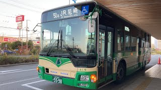 ［走行音］阪神バス尼崎市内線 50-3番 JR尼崎（南）行  619号車（2KG-MP38FK）