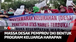 Massa Aksi SPRI unjuk Rasa tolak BLT BBM di depan Balaikota DKI | Kabar Petang tvOne