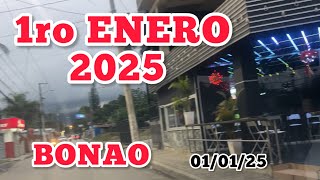 Recorrido Bonao Despedida Año 2024 Y Primer Día 2025 En El Pueblo #bonao  #recorridobonao