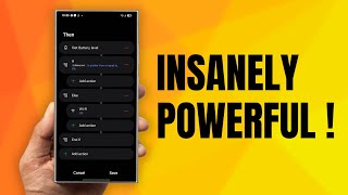 Insanely Powerful Features on Samsung's One UI can change the way you Automate your Phone !