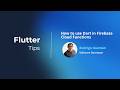 Flutter Tip #20 | How to use Dart in Firebase Cloud Functions