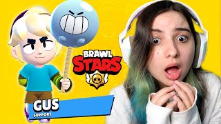 Liberei o Novo Brawler Gus e Aprendendo a Jogar com Ele no Brawl Stars 🥶