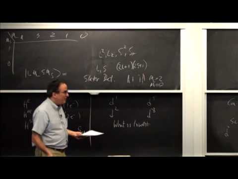 Lec 6 | MIT 5.80 Small-Molecule Spectroscopy And Dynamics, Fall 2008 ...