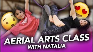 My First Aerial Arts Class ft. Natalia | Niana Guerrero