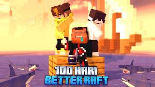 I Survived 100 Days on a RAFT in Minecraft Hardcore!