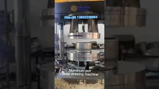 Aluminim pot deep drawing machine Diameter 300*160mm hydraulic press machine#deepdrawingmold #pot