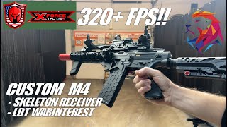 320+ FPS!! New Custom Build - Skeleton CNC Receiver - LDT Warinterest Gearbox \u0026 More!!! #m4a1