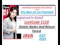Delete Nodes And Return Forest | Leetcode 1110 | Trees | Java Code | Developer Coder