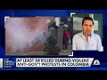 At least 24 killed during violent anti-government protests in Colombia