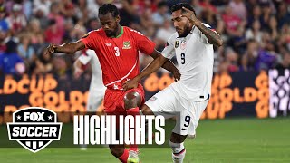 St. Kitts & Nevis vs. United States Highlights | CONCACAF Gold Cup