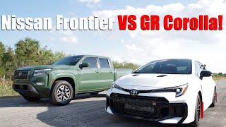 2025 GR Corolla VS 2024 Nissan Frontier SL Which One Is  Right For You !