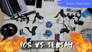 Groupset 105 VS Sensah Empire Pro ( review perbandingan )