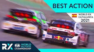 Best Rallycross Action - World RX of Catalunya 2021 with Crashes, Battles, Jumps and Passes.