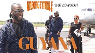 Burna Boy Touchsdown Guyana, South America For Unforgettable Concert Live At Nat