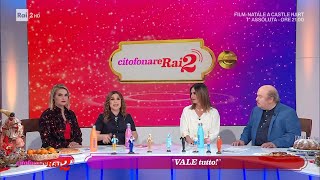 Valeria Graci e gli avvenimenti della settimana - Citofonare Rai2 - 25/12/2022