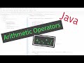Java - Arithmetic Operators