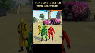 Top 3 Emote Better Than Lol Emote 😱 | #shorts #freefireshorts #ffshorts