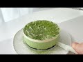 抹茶慕斯，秋天也需要清新又治癒味道‼ ️matcha mousse