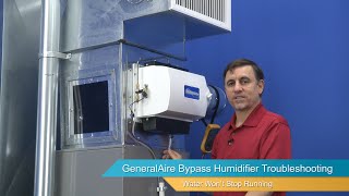 GeneralAire Bypass Style Humidifier Troubleshooting - Water Wont Stop Running