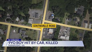 Police: 9-year-old boy hit, killed after running into road in Manassas; driver charged