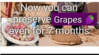 how to preserve grapes