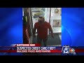 Ingleside police seek help finding credit card theft suspect