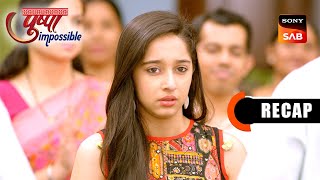 Pushpa Impossible | Ep 851 \u0026 Ep 852 | RECAP | पुष्पा इम्पॉसिबल