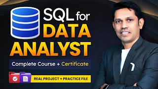 Master SQL in One Video 💻 | Full SQL Course in Hindi (Beginner to Advanced 2026)