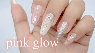 How to do 🎀lovely nail art🎀 with stickers / Super easy / ASMR