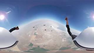 Skydive Utah in Virtual Reality (304) - 6-Way Tube Exit into 7-Way Zoo (Brent POV)