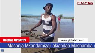 Mchekeshaji Masanja Mkandamizaji Akiandaa Mashamba Yake Ya Mpunga.