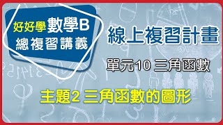 【線上複習計畫】《好好學數學B》單元10主題2三角函數的圖形