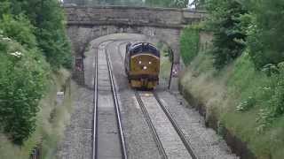 37688+20309 On The 6M56 Berkeley-Crewe With One Flask Past Bredicot Outside Worcester 2.7.13