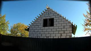 Обрешетка двускатной крыши