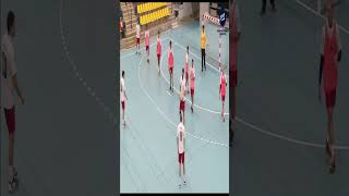 Handball Training - Offensive plans on defense 6:0 part 12