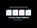Custom Select Option Checkbox | Checkbox HTML CSS