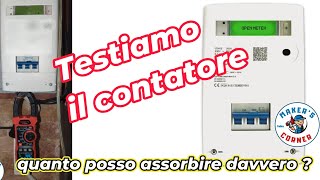 Distacco del contatore per esubero potenza