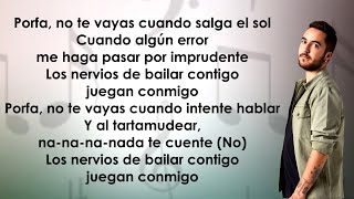 Beret, Morat - Porfa No Te Vayas (Letra/Lyrics)