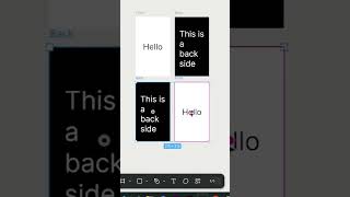 How to create a flip card animation#figma#animation #card#flip#viral#cardflip #figmaanimation#shorts