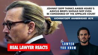 Real Lawyer Reacts: Johnny Depp Thinks Heard’s Amicus Briefs Should NOT Be Considered By The Court