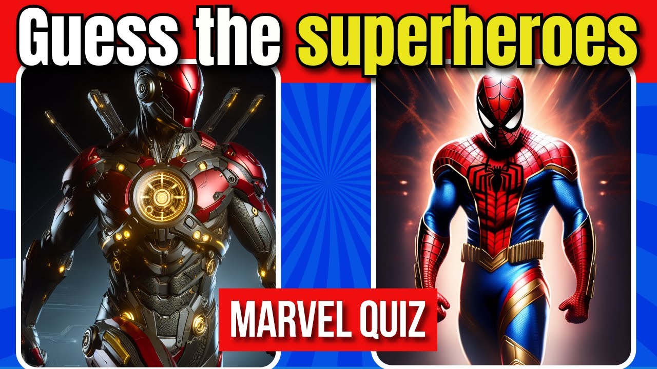 Marvel Quiz Guess 60 Marvel Superheroes In 3 Seconds Youtube