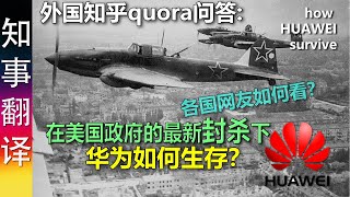 各国网友如何看 | 外国知乎quora问答: 在美国政府的最新攻势下，华为如何生存？