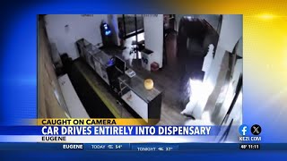 Eugene dispensary recovering after car drives entirely into lobby