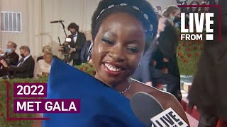 Danai Gurira STUNS With Royal African Accessory at Met Gala 2022 (Exclusive) | E!