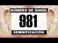 Por qué sigues viendo el número de ángel 981? El significado más profundo detrás de ver el 981