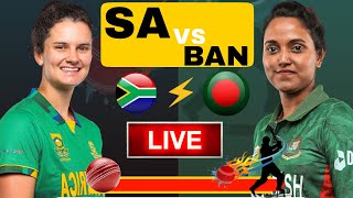 🔴Live : South Africa Women vs Bangladesh Women 3nd ODI || BANW vs SAW  ||  Cricket Score, Commentary