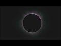 total solar eclipse in exmouth western australia on april 20 2023.prominence and corona